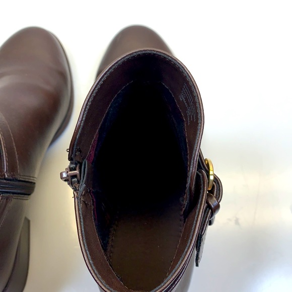 Charter Club Jaimee booties brown ankle boots size 7m - Picture 9 of 11